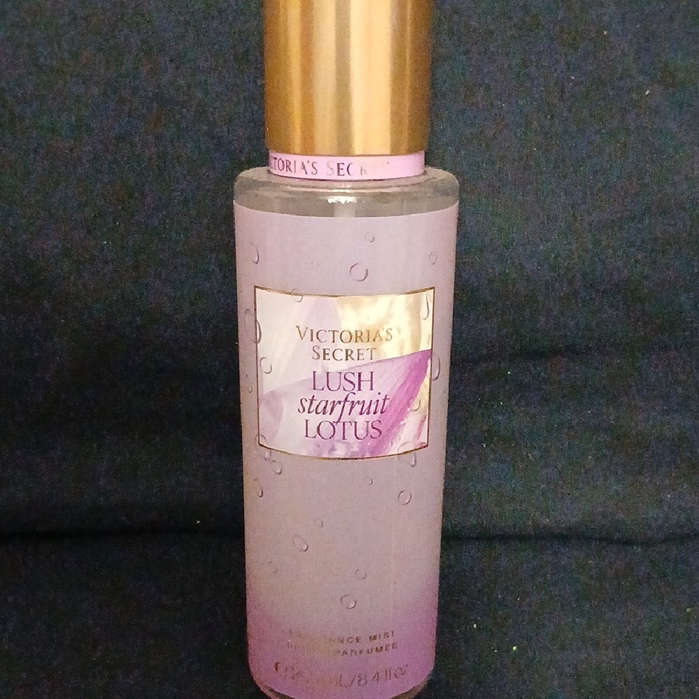 Victoria's Secret Lush Starfruit Lotus Mist - Pink and Gold